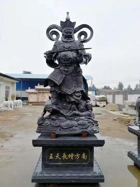 青石四大天王石雕雕塑